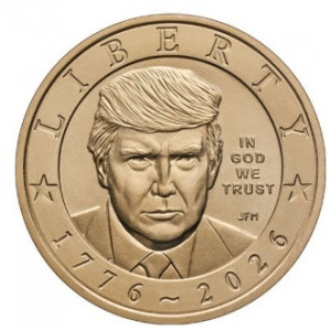 1 доллар Дональд Трамп (2026 года) двор Р